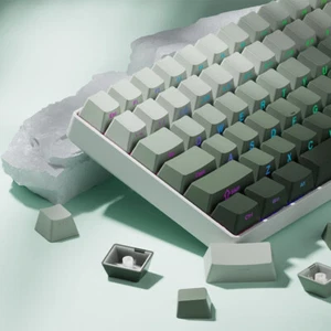 136 Key PBT Double Shot Side Print Shine Through Backlit OEM Profile Keycaps - Afbeelding 1 van 12
