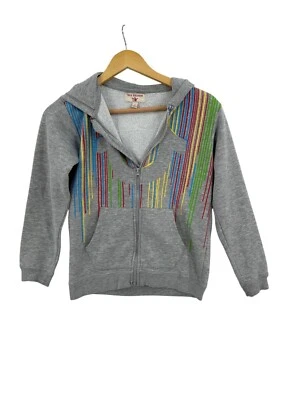 True Religion Sudadera con Capucha Chaqueta Mujer Talla S Años 90 Y2K Rayas Retro Foto 1 de 4