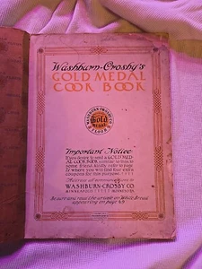 Antique GOLD MEDAL FLOUR COOK BOOK - Washburn-Crosby, 1917 - Picture 1 of 8