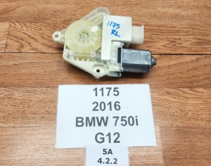 ✅ 16-19 OEM BMW G12 740 750 Rear Left Driver Side Door Window Regulator Motor - Picture 1 of 14