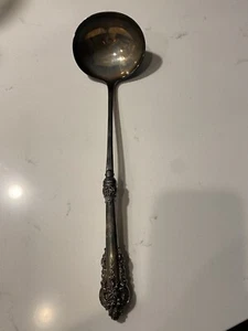 Wallace Silver Grande Baroque  Soup Ladle Approx 12 1/2” - Picture 1 of 5