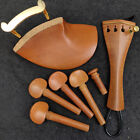 Jujube Wood 4/4 Vioin Parts Ftittngs Installed Screw,Violin Chinrest Peg Chin