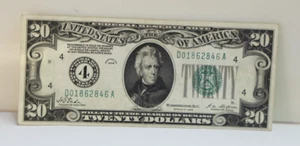 1928 US $20 FRN Gold Note Cleveland XF D01862846A - Picture 1 of 2