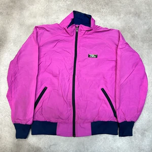 L.L Bean Bomber Jacket Womens Medium Three Season Fleece Lined Coat, Pink - Picture 1 of 9