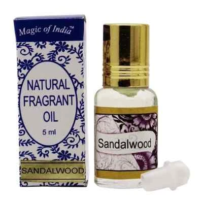 Magic of India 檀香木天然香氛香水油 - 5 毫升 (2 件装) — 第 1/2 张图片