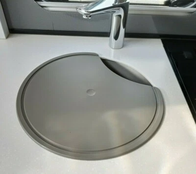 Chopping Board Swift Sterling Caravan Motorhome for Circular Kitchen Sink CSCB2 - Image 1 of 4