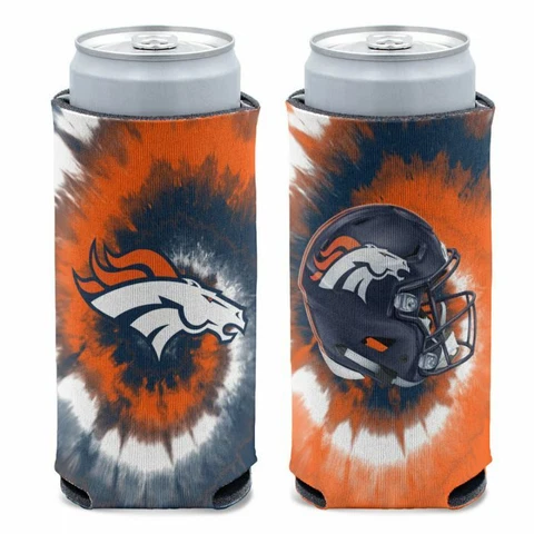 DENVER BRONCOS 12 0Z SELTZER SLIM CAN COOZIE KOOZIE COOLER HOLDER NFL LICENSED Cover