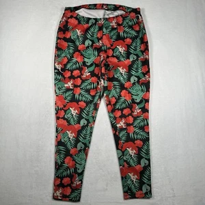 Disney Pants Little Mermaid Ariel Floral Polyester Spandex Size 2 - Picture 1 of 11