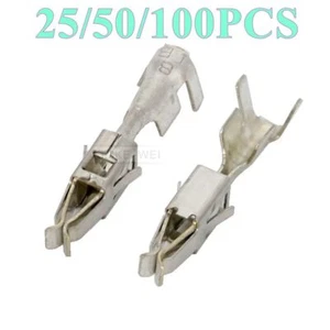 TE AMP Junior Temporizador de Potencia Automotriz Crimpado Hembra Enchufe Pin Terminales Contacto - Imagen 1 de 2