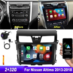 For 2013-2015 Nissan Altima Apple Carplay Car Radio Android GPS FM Stereo DSP BT - Picture 1 of 13