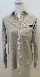 Urban Outfitters XS Beige Ribbed Cord Shirt Men's Long Sleeve - Picture 1 of 7