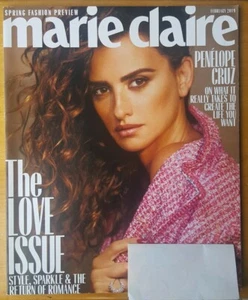 Penelope Cruz Marie Claire Magazine Febru 2019 V.26 Issue 2 SPRING FASHION FEVER - Picture 1 of 3