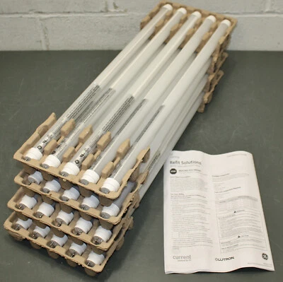 (20) GE Current T8 Linear LED Light Bulbs 36413, 2ft / 24", Medium Bi-Pin G13 - Image 1 of 4