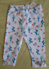 NWT Gymboree White Cactus Butterfly Pants With Sweet Bows Size 6-12 Months