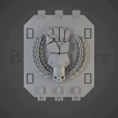 3D Bits and Kits - Imperial Fists Vehicle Doors - Imagem 1 de 4