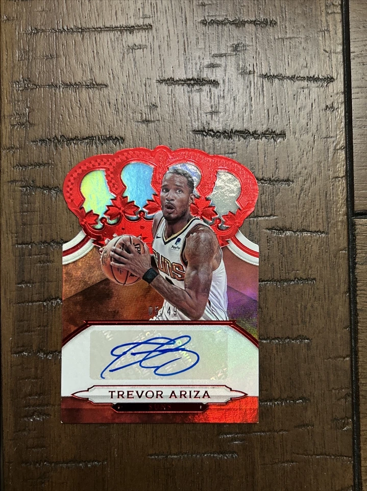 2018-19 Crown Royale RED Trevor Ariza  Auto SP! Phoenix Suns 5/49 🔥🔥 Lakers - Image 1 of 2