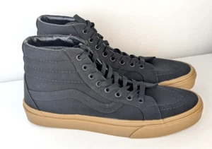 M 8.5, W10 VANS SK8-Reissue Canvas High Black Gum Sneaker - 751505 - Picture 1 of 7