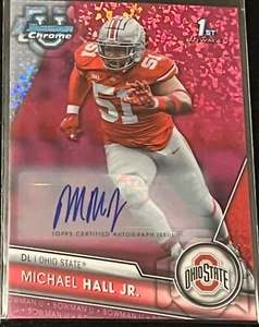 MICHAEL HALL JR. 2023 BOWMAN CROMO 1ª ROSA AUTO SP 110/150 - Imagen 1 de 1