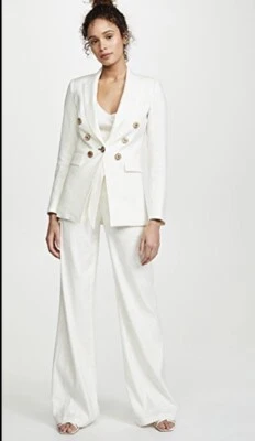 NWT SET Veronica Beard Gaya Dickey Jacket And Melika Tie Waist Linen Pants 18 - Image 1 of 4