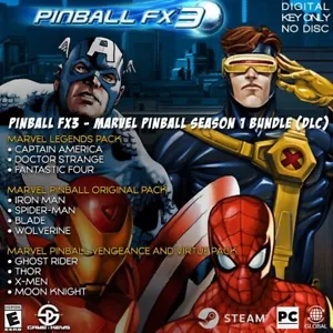 Pinball FX3 - Marvel Pinball Season 1 Bundle DLC Steam Key PC GLOBAL (No Disc) - Picture 1 of 6