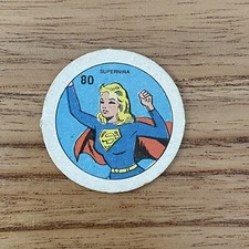 1977 SuperGirl #80 King Kong Collection Trading Card Pog Disc Argentina RARE DC