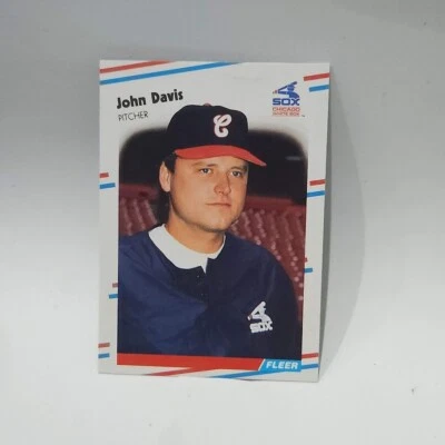1988 Fleer Update #U-15 John Davis RC Chicago White Sox Rookie Baseball Card - Image 1 of 2