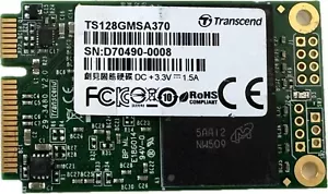 1x128G mSATA SSD Transcend Modelo: TS128GMSA370 sin usar - Imagen 1 de 2