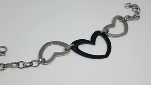 Pulsera cadena tres corazones - Imagen 1 de 2