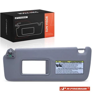 A-Premium Gray Sun Visor with Mirror & Light Front Driver for Toyota Highlander - Picture 1 of 8