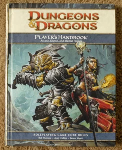 DUNGEONS & DRAGONS D&D Player's Handbook 4th Edition Core Rules HC 2008 - Picture 1 of 2