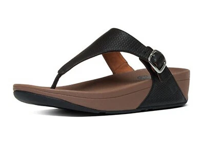 FITFLOP CIABATTE INFRADITO DONNA ESTATE A96 090  THE SKINNY ALL BLACK - Imagen 1 de 4