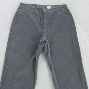 Vintage Levis Pants Student Size 14 L30 Grey Relaxed Taper Corduroy 550 - Picture 1 of 12
