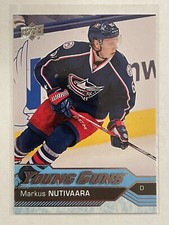 2016-17 Upper Deck Markus Nutivaara Young Guns Rookie RC #457 Series 2 Hockey