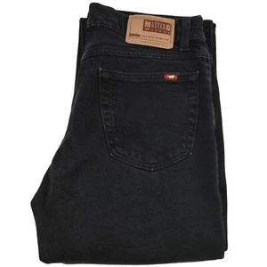 Pantalones de mezclilla para hombre Mustang informales negros de algodón con bolsillo y botón cremallera talla 31/34 GENUINOS - Imagen 1 de 11