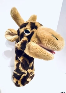 Vintage-Giraffe Handpuppe Plüschtier Golf Kopfbedeckung Dankin 1985 13 Zoll lang - Bild 1 von 7