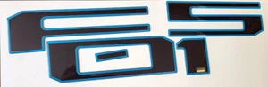 RAISED REFLECTIVE 3D TAILGATE LETTERS FOR LIGHTNING 2022 2023 - Bild 1 von 2