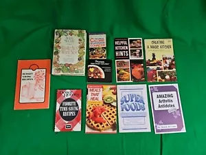 Lot Of 10 Healthy Cookbooks And Pamphlets Kitchen Hints Super Foods Budget Save - Picture 1 of 6