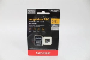 SanDisk 512GB ImageMate Pro microSDXC UHS-1 Memory Card - SDSQXBD-512G-AW6KA - Photo 1 sur 4