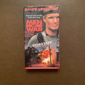 Men of War VHS 1994 Screener Promo Tape Brand New Sealed Dolph Lundgren - Picture 1 of 6
