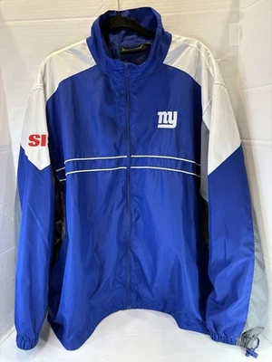 NEW NFL NY NEW YORK GIANTS SI SPORTS ILLUSTRATED WINDBREAKER JACKET COAT 2XL - Image 1 of 4