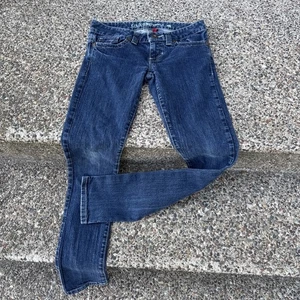 Guess Jeans Stretch Daredevil Skinny Leg Jeans Sz 27 Low-Rise Discontinued Y2K - Picture 1 of 13
