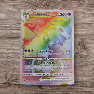 2022 Pokémon Hisuian Typhlosion VSTAR 193/189 Secret Rainbow NM/MINT HOLO+ RAW!! - Bild 1 von 2