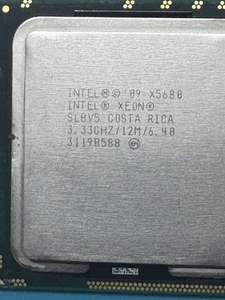2x Intel Xeon X5680 3,33 GHz Six Core Prozessor CPU Matched Pair Mac Pro 5,1 - Afbeelding 1 van 1
