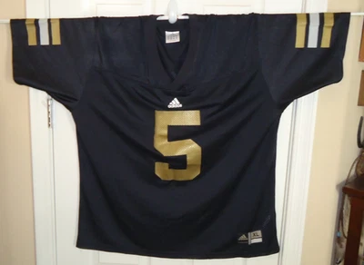 Vintage Adidas 80's 90's Football Jersey Black & Gold Colors Size XL NCAA NFL - Image 1 of 4