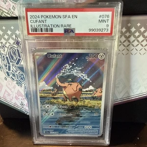 PSA 9 COMO NUEVO 2024 Pokemon Cufant 076/064 ilustración de fábula cubierta raro - Imagen 1 de 2