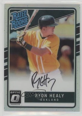 2017 Donruss Optic Rated Rookies Signatures Holo Prizm /150 Ryon Healy Auto RC - Image 1 of 2