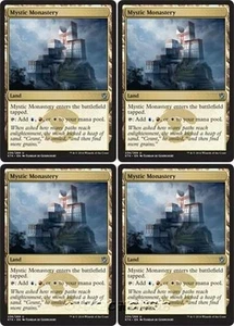 MTG - 4x MYSTIC MONASTERY - Khans of Tarkir (U) - Picture 1 of 1
