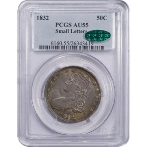 1832 Capped Bust 50¢ O-113, PCGS AU55 - Picture 1 of 3