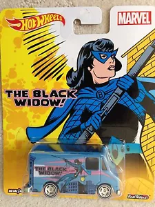 HOT WHEELS MARVEL THE BLACK WIDOW COMBAT MEDIC VAN - Picture 1 of 1