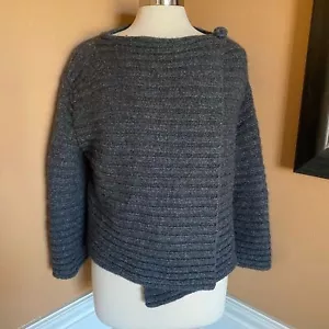 Cardigan Magaschoni lana cashmere angora pesante grosso M ottime condizioni - Foto 1 di 7